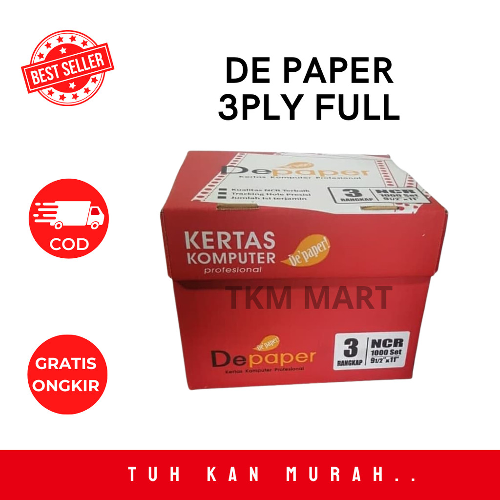 

DE PAPER KERTAS CONTINOUS FORM 1 PLY 2 PLY 3 PLY 4 PLY 5 PLY