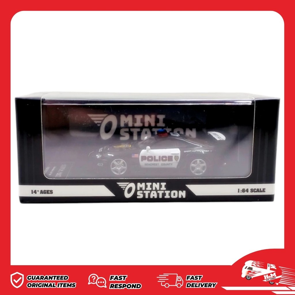 Mini Station 1/64 Toyota Supra A80z GTA Police car