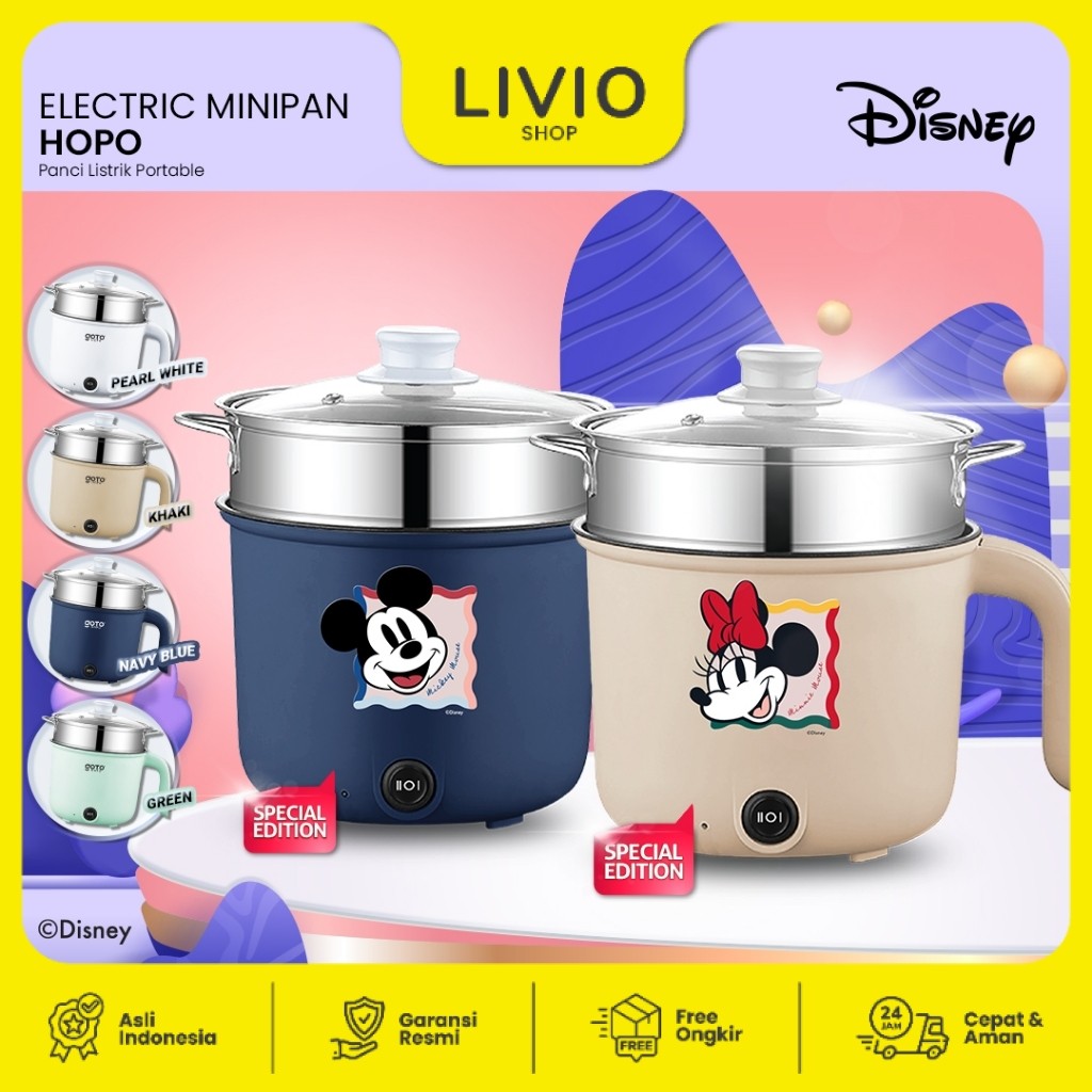 Ready Goto Hopo Electric Frypan Portable Panci Listrik Fry Pan Ori