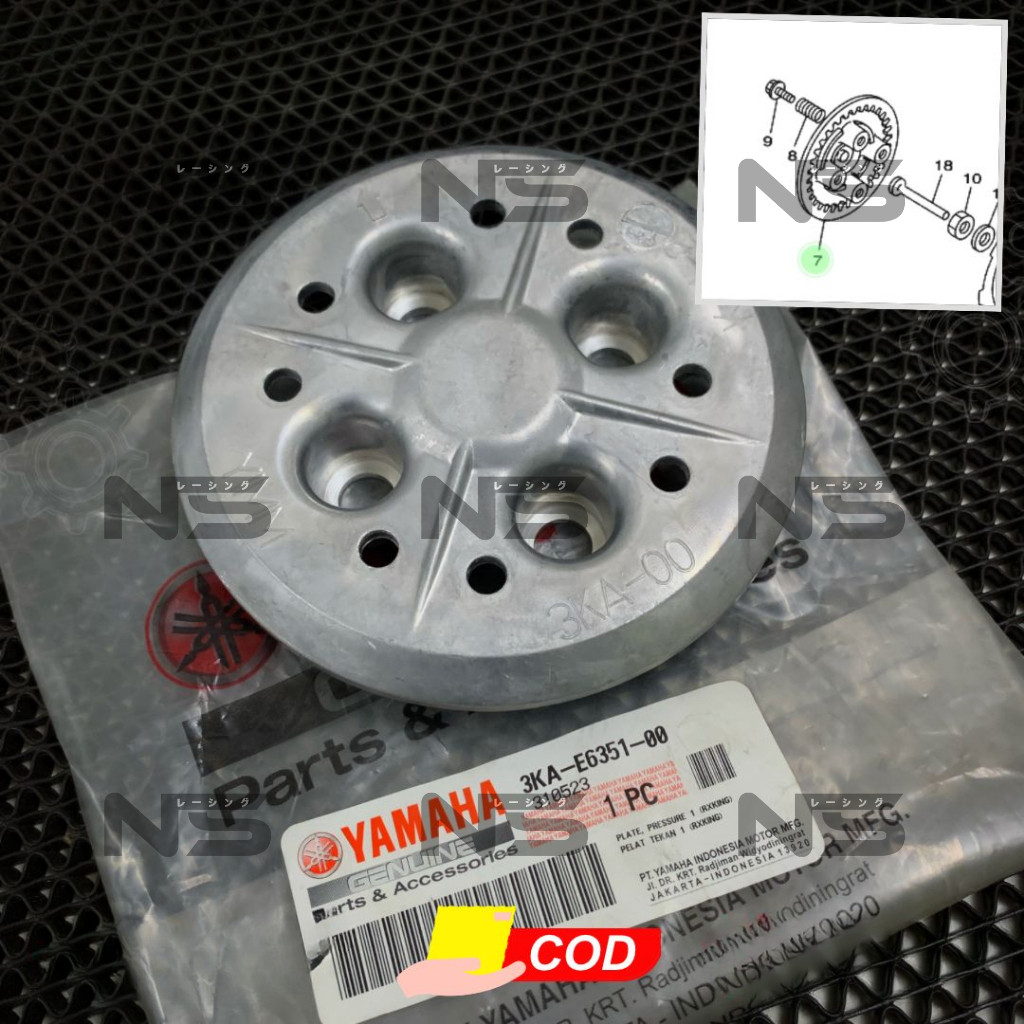 SATELIT KOPLING LAWAN SATELIT KOPLING RX KING ORIGINAL YAMAHA  3KA-E6351-00