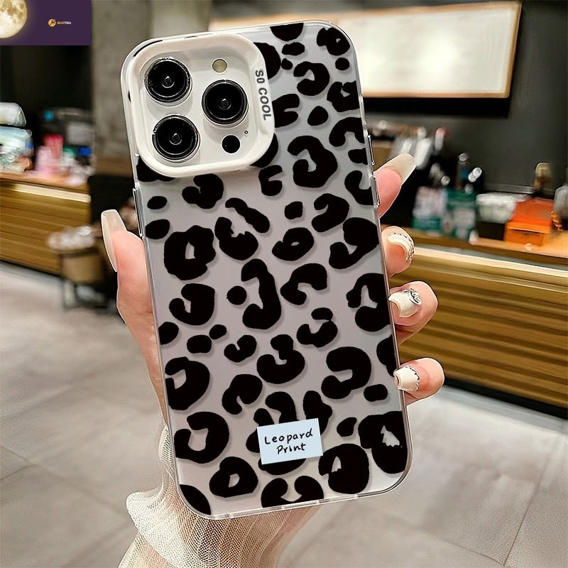 Leopard case Vivo seri Kompatibel untuk Vivo Y02 Y03 Y12 Y15S Y16 Y17 Y17S Y18 Y19 Y20 Y21 Y22 Y27 Y