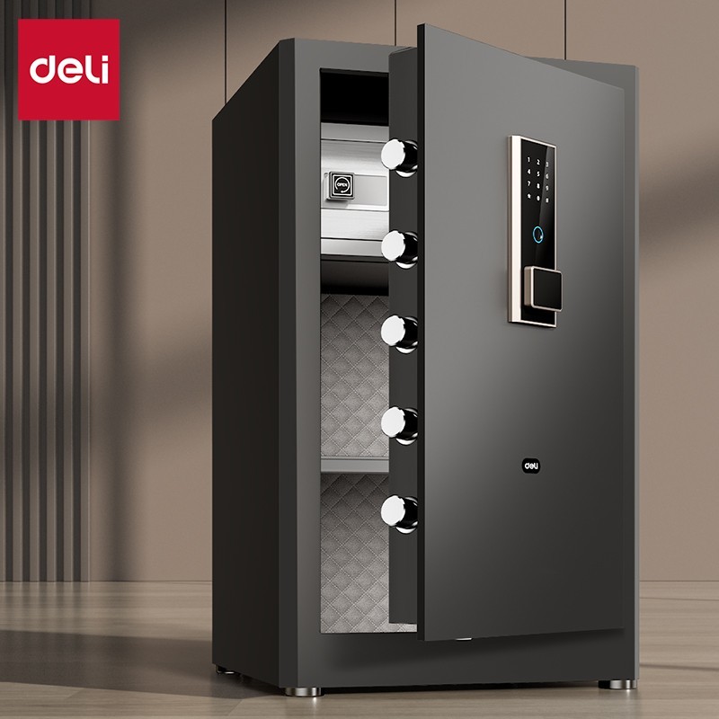 

BRANKAS DIGITAL DELI ET-597 Four Unlocking & Finggerprint / SAFE DEPOSIT BOX ET597