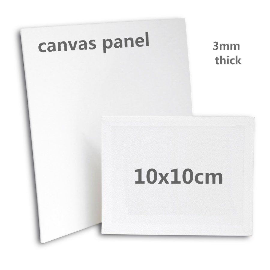 

10x10cm mini Painting Use and MDF Material canvas panel ( 5 pieces )