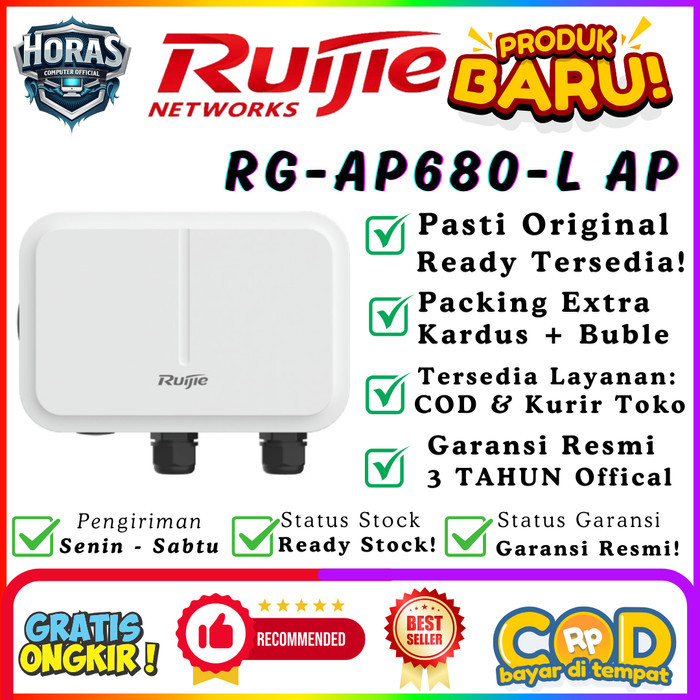 Ruijie RG-AP680-L Wi-Fi 6 Dual Band 2.4Gbps Outdoor Access Point