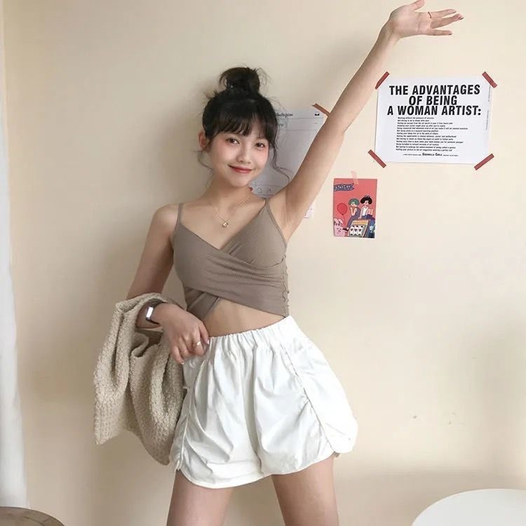 GK - TankTop Bra With Cup Korean Style