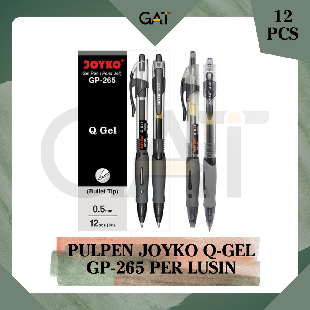 

PULPEN Q-GEL JOYKO GP-265 PER LUSIN (12PCS)