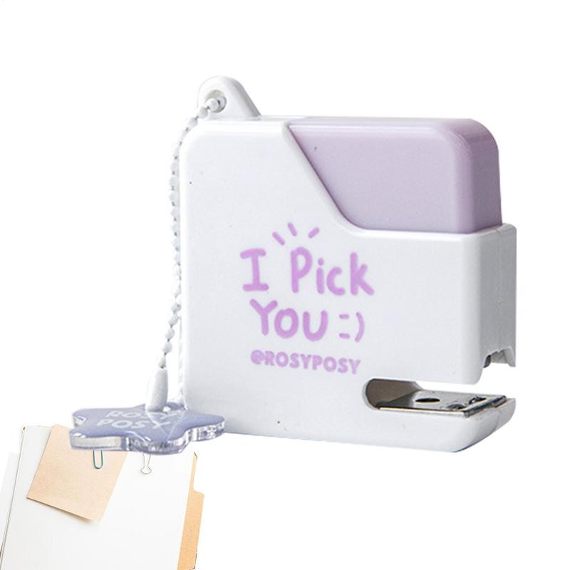 

Portable Stapler Desk Stapler With Staple Cute Office Supplies Miniature Stapler Set Portable Office Supply Stapler Kits For