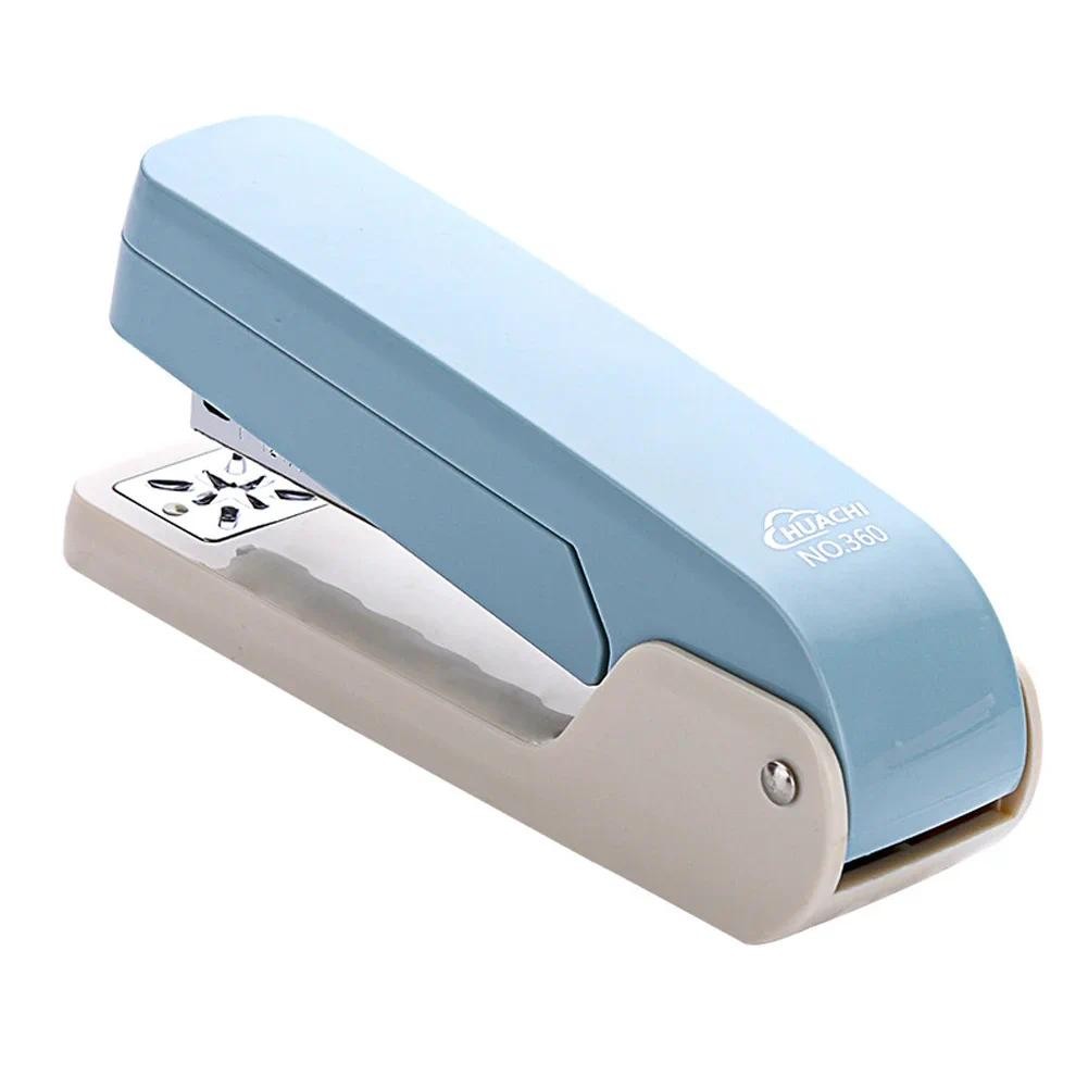 

Swing-Arm Swivel Stapler 25 Sheet Capacity 360 Degree Rotate Desktop Staplers For Booklet Or Book Binding Black