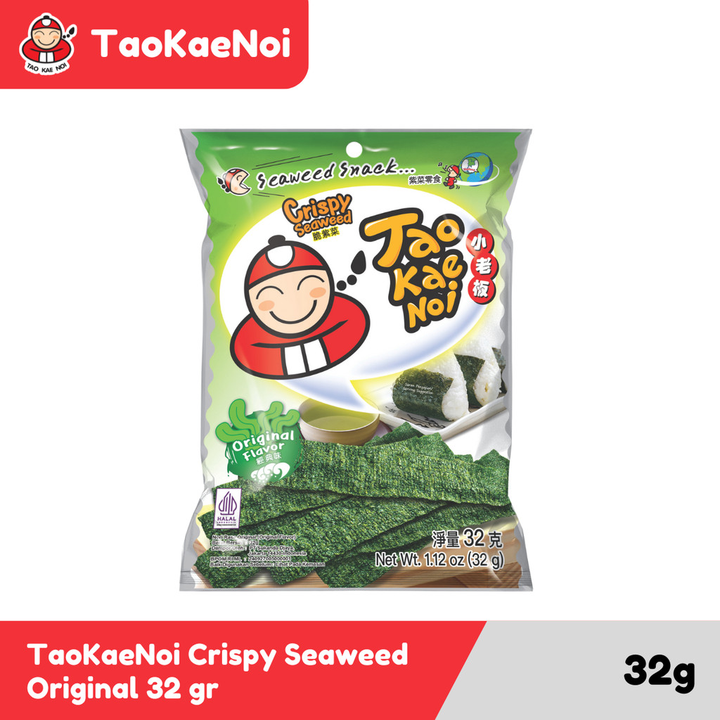 

TaoKaeNoi Rumput Laut Crispy Seaweed Original 32 gr