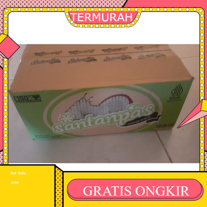 

Santan Instant Bubuk Santanpas Sachet Kartonan isi 12 Renceng | Santan Murah Bermutu