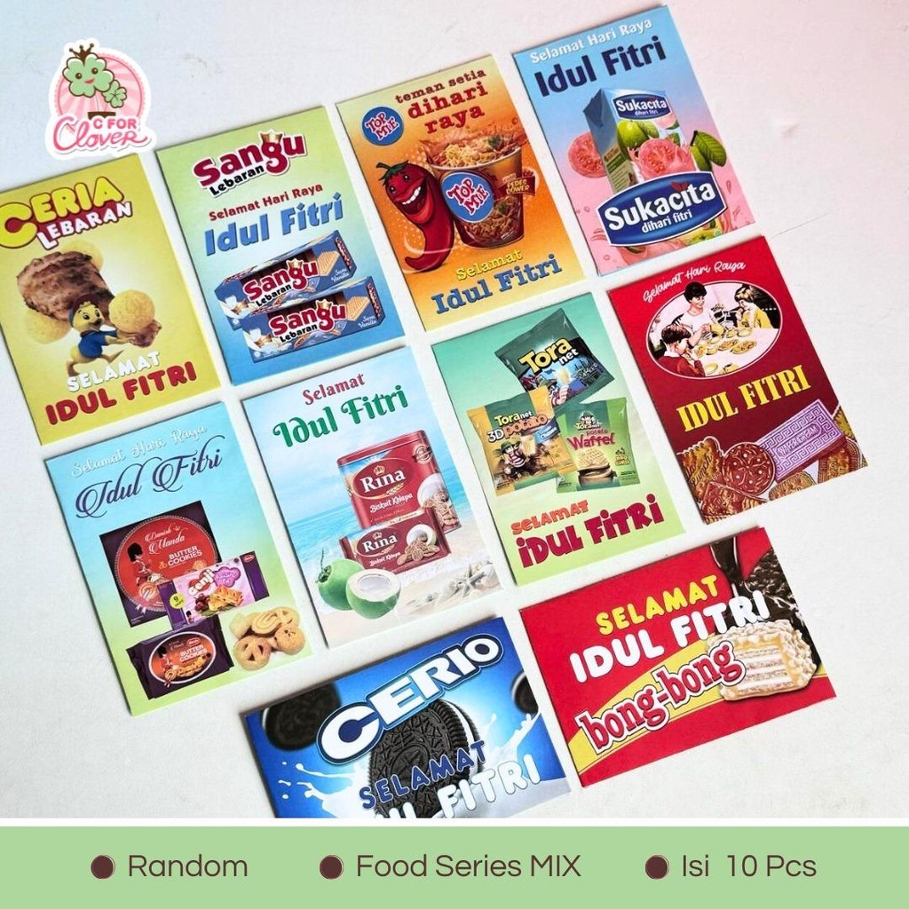 

(RNL-W) AMPLOP LEBARAN NEW FOOD SERIES 2025 eid mubarak thr gambar makanan hari raya kemenangan puasa