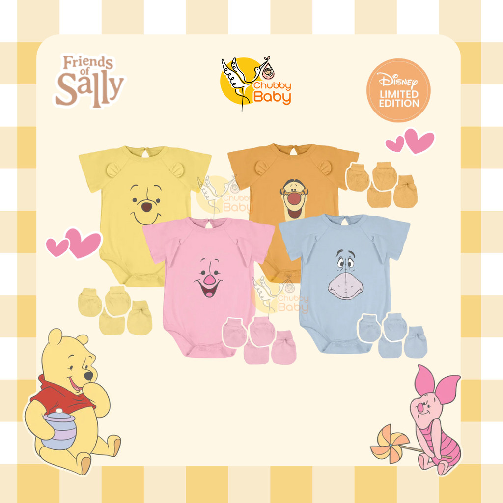 Friends Of Sally Baby Onesies Winnie The Pooh | Jumper/Bodysuit Bayi