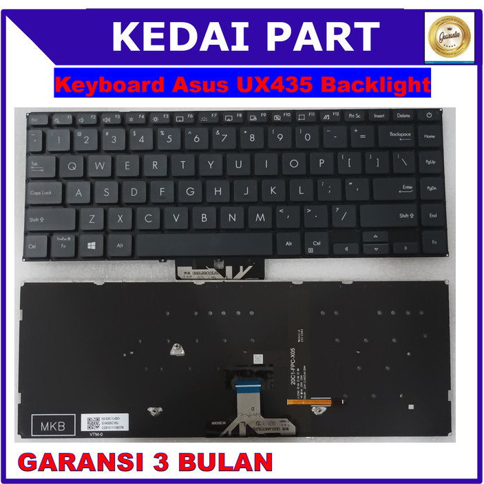 Keyboard Asus Zenbook 14 UX435 UX435E UX435EGL UX435EAL Backlight Backlite