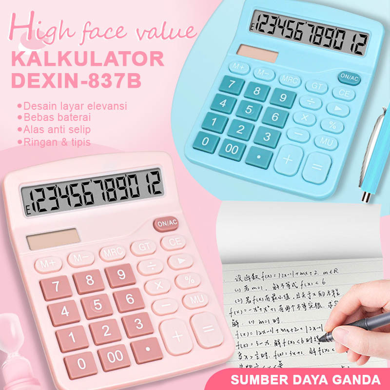 

Kalkulator Dexin KK-837-12S 12 Digit Angka Bertenaga Surya Dapat Menyala Tanpa Baterai