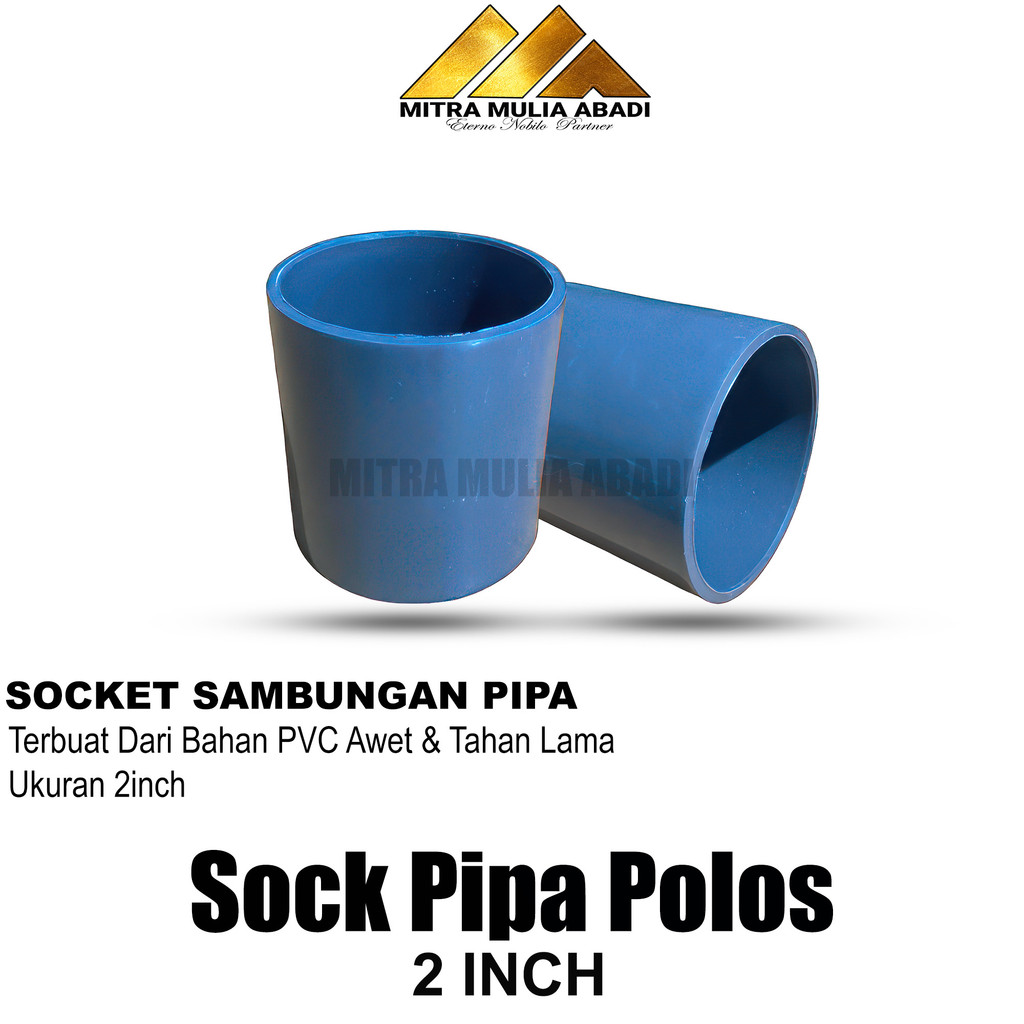 Socket Soket Sambungan PVC 2 Inch / Sambungan Pipa Pvc 2 inch