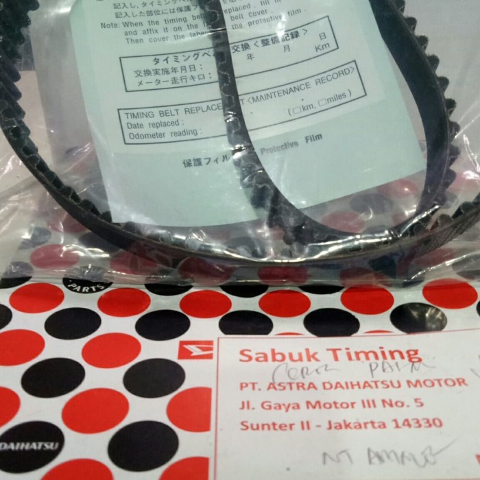 Ready teming belt orisnil daihatsu ceria Part Cod