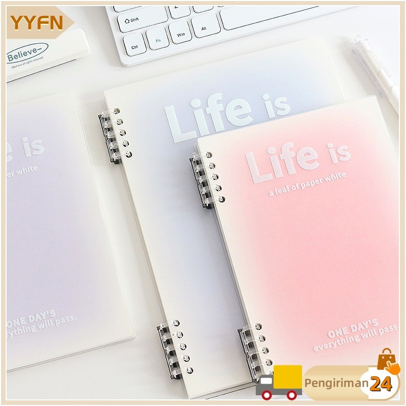 

READY Buku Binder A5 B5/Notebook Aesthetic Korea Besar /Buku Catatan Lucu/ Buku Aesthetic Stationery Alat Tulis Cute Notebook A5 B5
