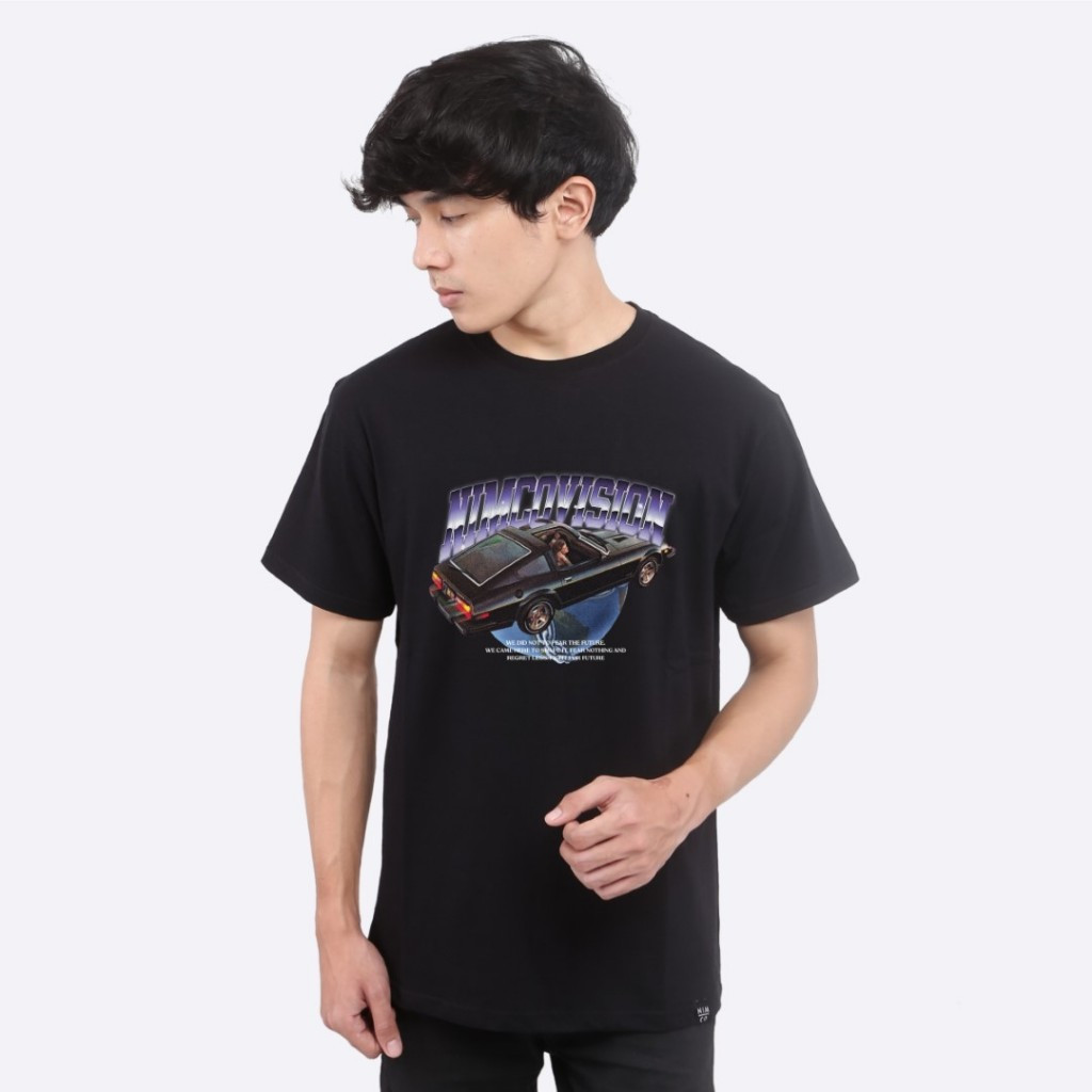 T-Shirt Kaos Baju skena cowok Nimco vision Clothing Boxy fit Printing Casual