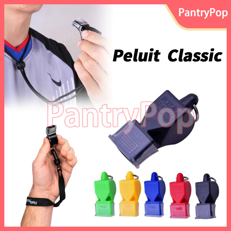 Peluit Classic / Peluit Wasit Sepak Bola / Tali Berkualitas Pluit Wasit Olahraga / Pluit Wasit / Par