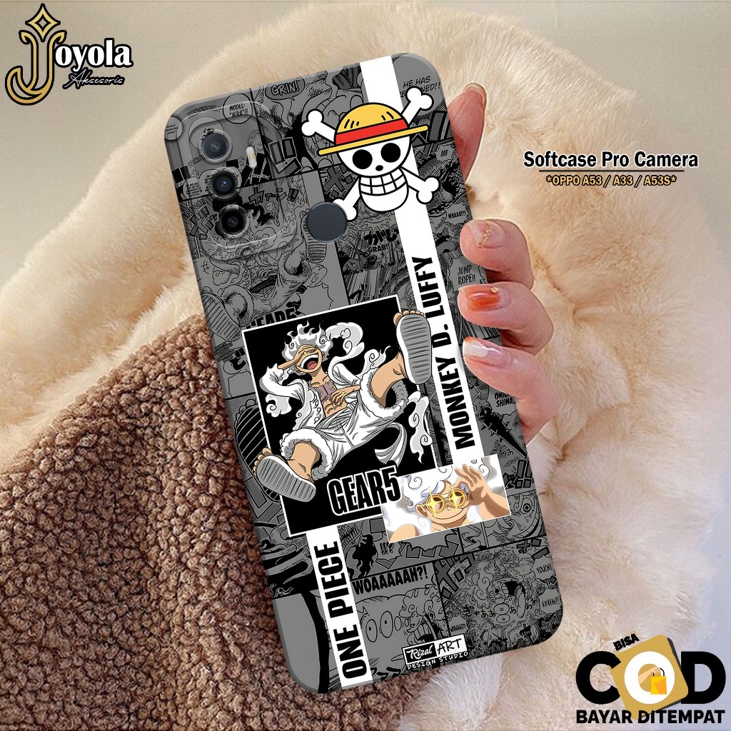 Softcase Dirt Resistant Oppo A53/A33/A53S Terbaru Case Oppo A53/A33/A53S Fashion Case Anime Silikon 