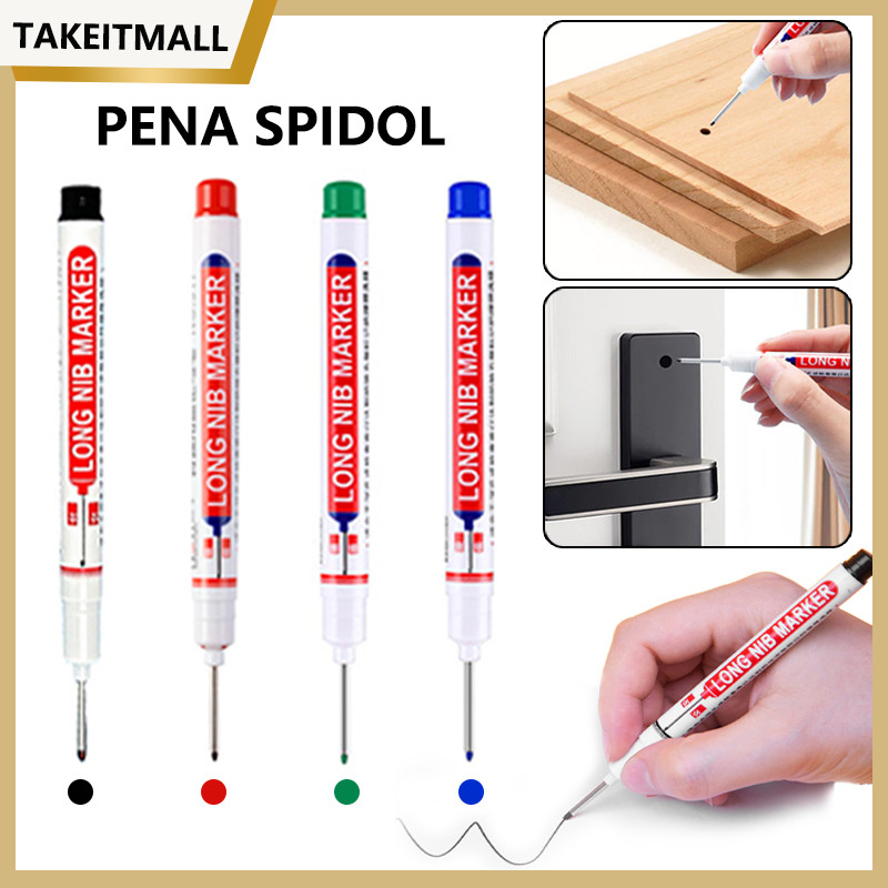 

Spidol Pertukangan Kepala Panjang/SPIDOL TUKANG ALAT TULIS PENANDA /Spidol Berminyak Tahan Air Cepat