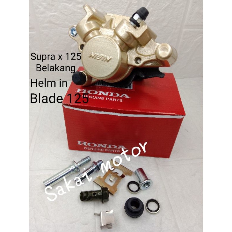 KALIPER PALA BABI BELAKANG REAR SUPRA X 125 BLADE DD NISSIN ORIGINAL
