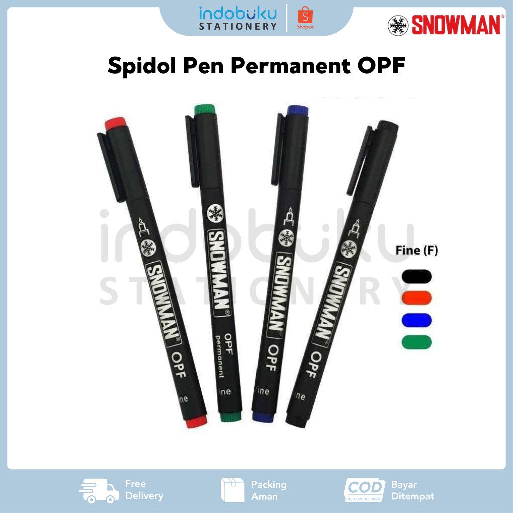 

Spidol Pen Permanent Snowman OPF - 1Pcs