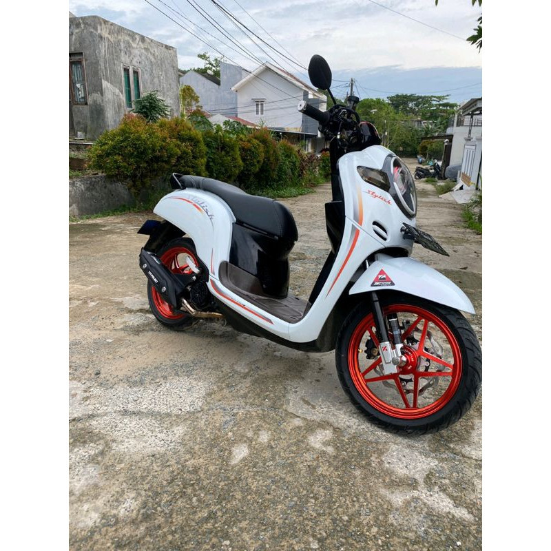 striping transparan scoopy stylish simpel