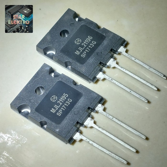 MJL21195 MJL21196 Sepasang Transistor MJL 21195 21196 To-264 ON 200W