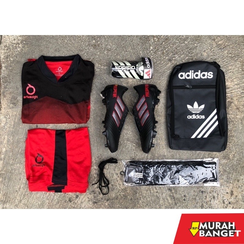 Sepatu specs keren- (Paket Komplit) Sepatu Bola Adidas Predator copa senese Legend Elite FG Superfly