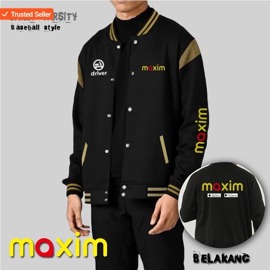JAKET DRIVER MAXIM BASEBALL / JAKET DRIVER KEREN / CUSTOM SABLON