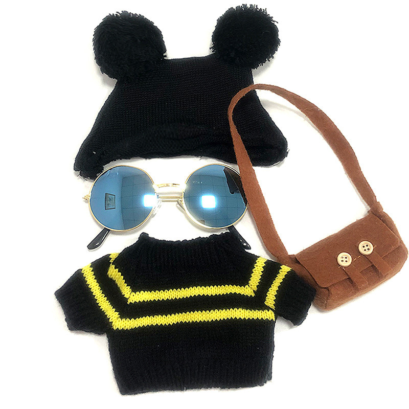 30cm Lalafanfan Duck Toy Clothes Set Plush Toys Cartoon Flifan Lalafanfan Duck Clothes For Duck Bear