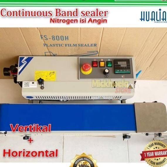 Premium! Mesin Press Plastik Isi Angin Nitrogen Mesin Continuous Sealer Vertika