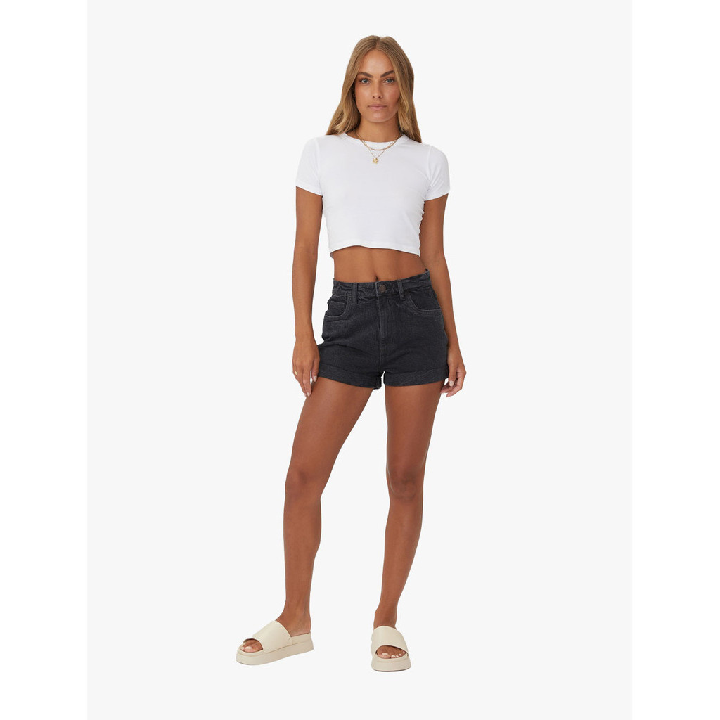 Cotton On - High Rise Classic Stretch Denim Short