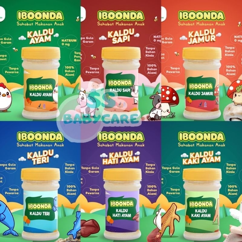 

IBOONDA By Bumbu Bunda Elia Kaldu MPASI Bayi Non MSG Non Gula Garam - Kaldu MPASI - Kaldu Bayi - Kaldu Anak - Bumbu MPASI HALAL BPOM