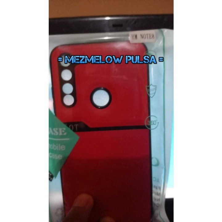 Case Lens Casing Hard Case Splicing PU Leather Kamera / Case XIAOMI REDMI NOTE 8 BIASA - Gambar 2