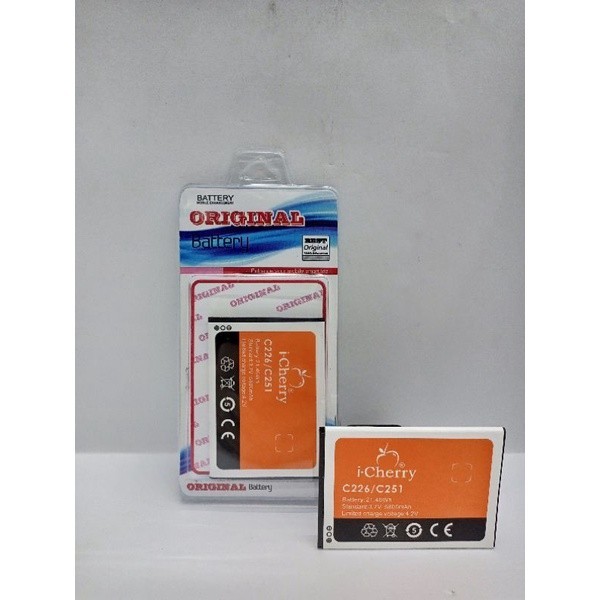 Baterai icherry i-cherry C226 Battery C232 Batterai C225 Lite Batrai  C219  Batre original oem