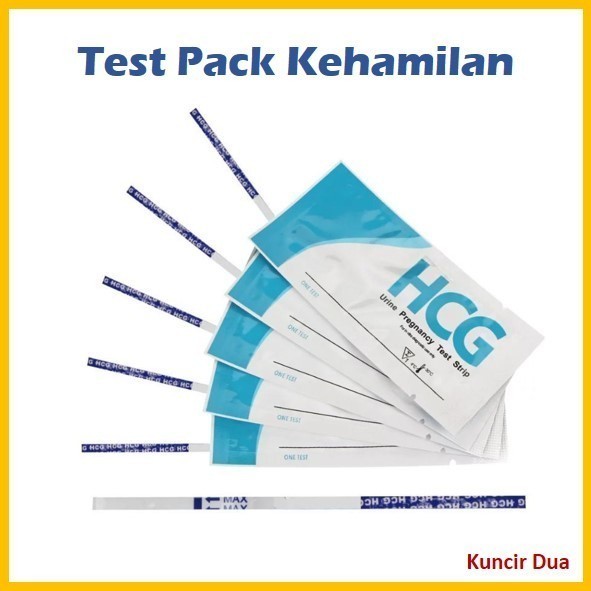 TestPack HCG Kehamilan Akurat Cepat Terpecaya / test Pack Tes Kehamilan / Testpack Hamil HCG Strip