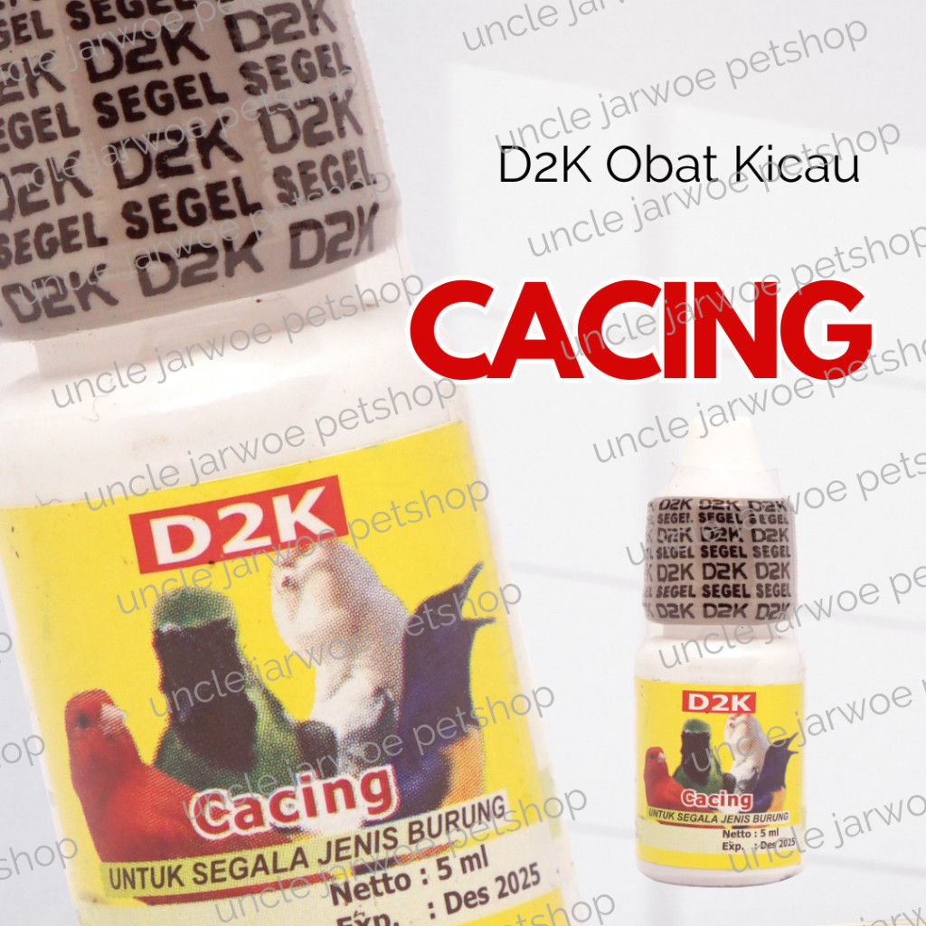CACING D2K OBAT BURUNG SAKIT CACINGAN
