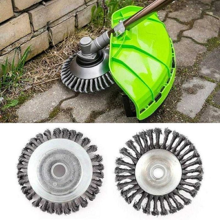 

PLGI Mata Pisau Potong Rumput Bulat Kawat Baja Weed Brush LI2