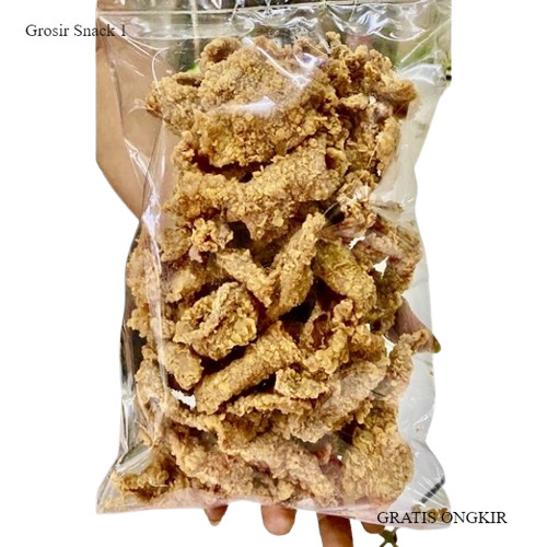 

kulit krispi ayam kulit ayam pedas kulit ayam crispy kerupuk kulit ayam 500gram