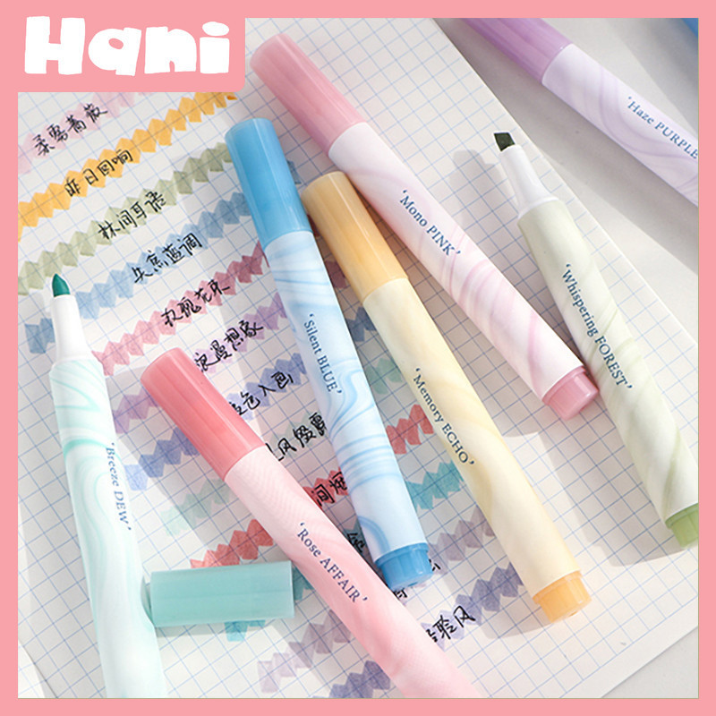 

Highlighter Set / Stabilo / Stabillo Warna/Stabilo Isi 6 Warna Pastel / Highlighter Pastel 6 Colors Warna / Spidol Warna / Macaron Siswa Lukisan Grafiti / Spidol Kecil Segar / Pena Stabilo Aesthetic Siswa Alat Tulis