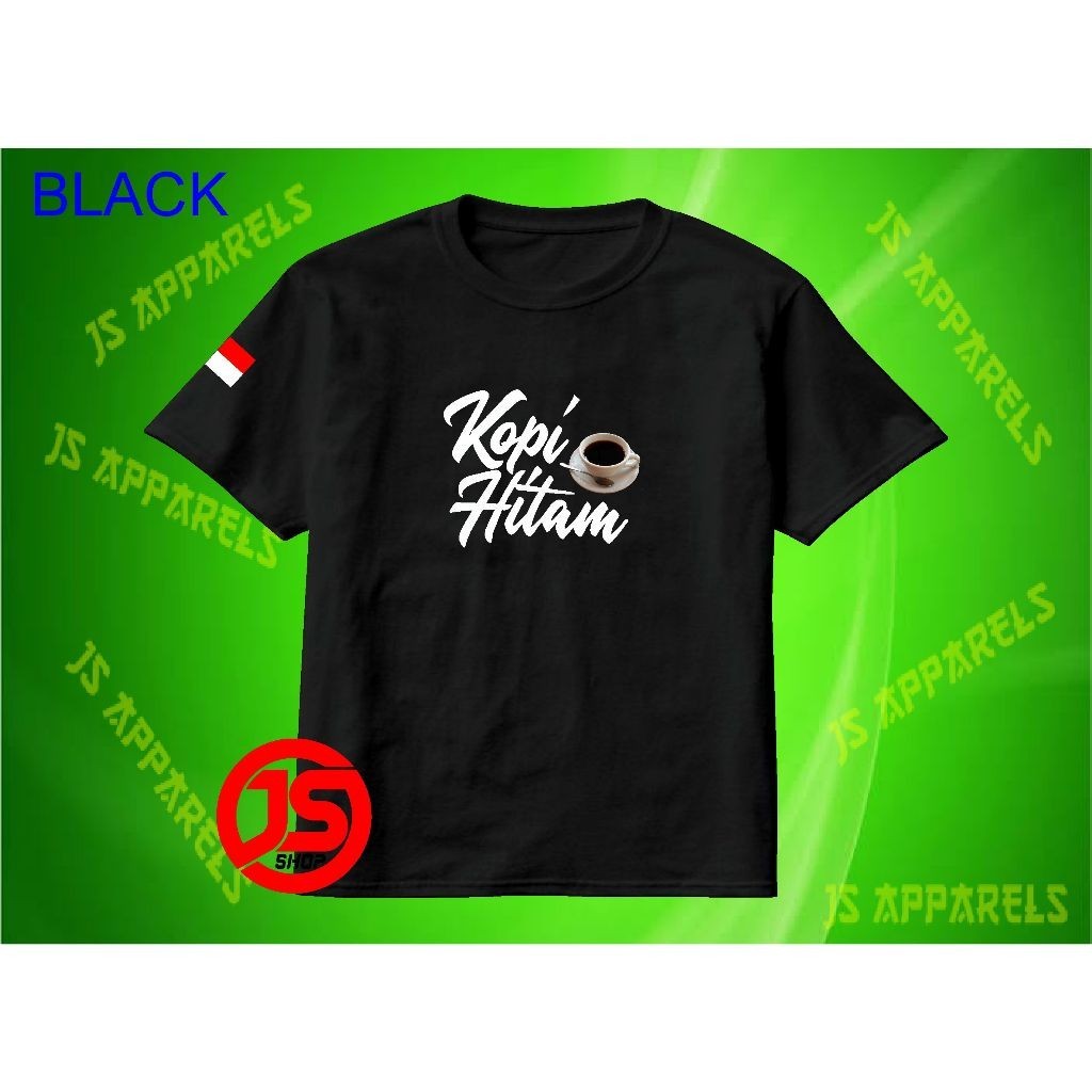 KAOS KOPI HITAM DTF // Kaos Kata2 Lucu / Bisa COD / Kaos Pria dan Wanita / Kaos Murah / Kaos Kekinia