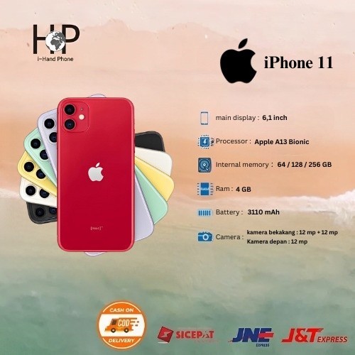 iPhone 11/iPhone/HP MURAH/ MURAH iphone/256GB/128GB/64GB Second BEKAS ORIGINAL 100% | MULUS NORMAL F