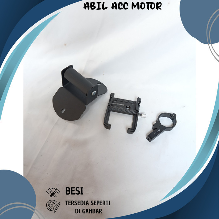 PAKET HOLDER HP BREKET BRACKET GPS HOLDER HP MOTOR YAMAHA NMAX NEW COVER STANG MOTOR NMAX BARU HOLDE