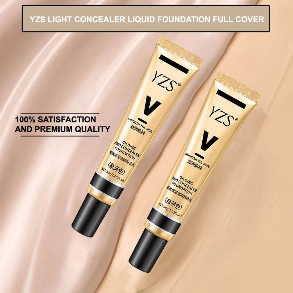 BPOM YZS foundation Yurizumi Matte Foundation Concealer Oil Control BB Cream Makeup Glowing Tahan La