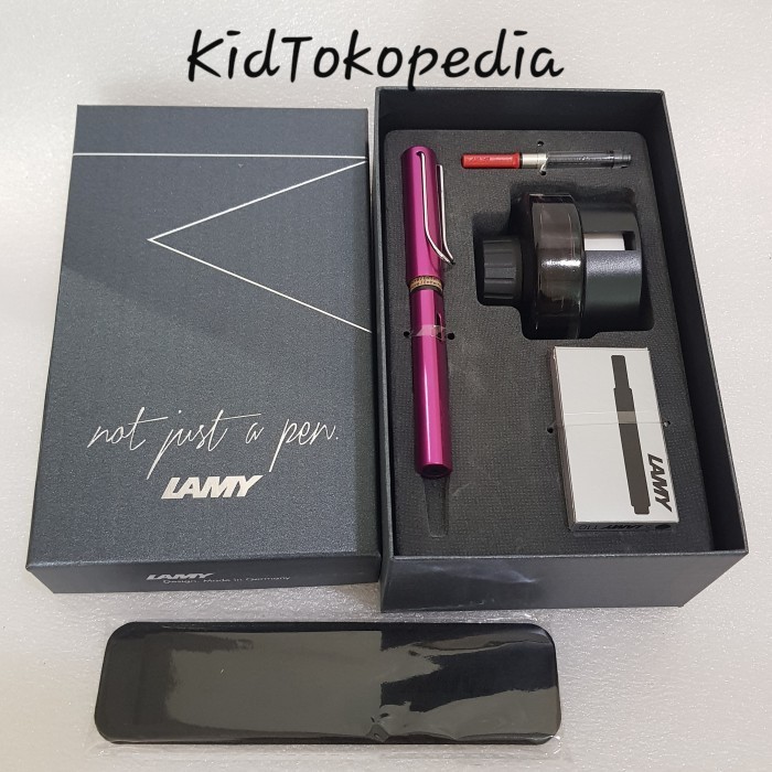 

Lamy Fountain Pen Original Pena Lamy Gift Box set - 2, F