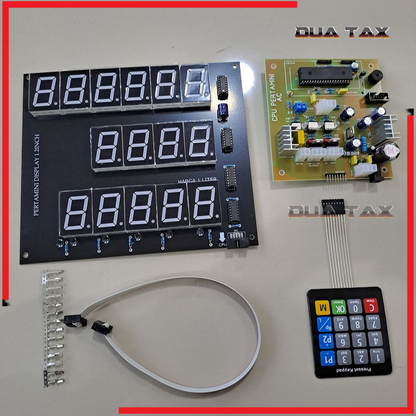 Set CPU Pom Mini + Display Segmen Merah CPU Pertamini AC Pump Program Pertamini Terbaru