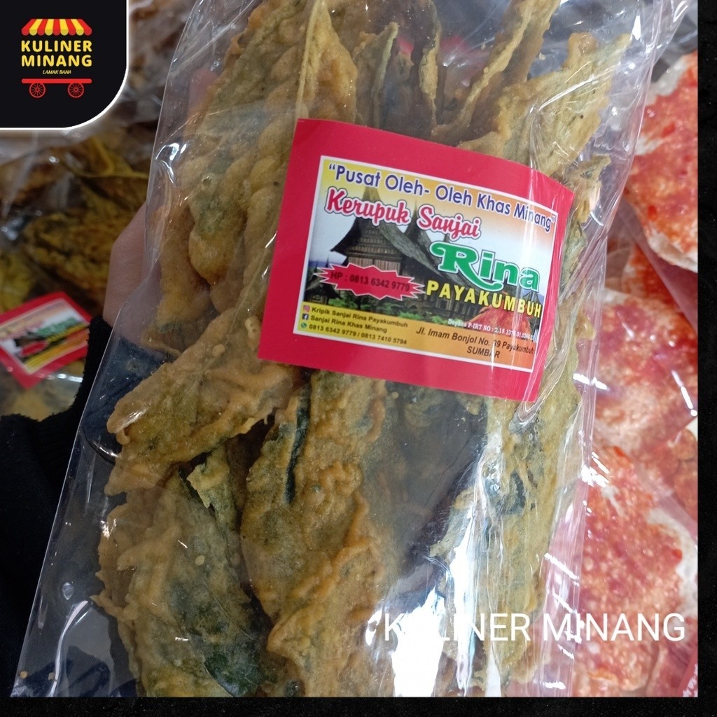 

Kuliner Minang [Extra Packing] Keripik Bayam Sanjai Rina Minang Oleh Oleh Cemilan Makanan Khas Padang Jajanan Snack