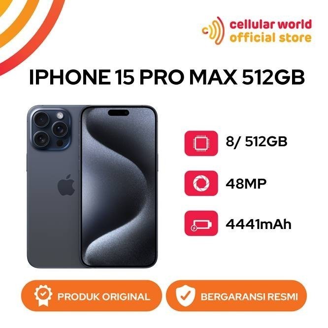 big sale [Garansi Resmi TAM Indonesia] iPhone 15 Pro Max 5G 8/512GB - Segel Greenpeel - BNIB